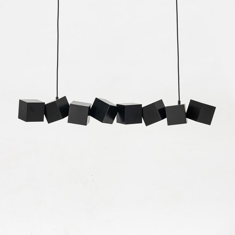 Markus Johansson, ceiling lamp, "Blockchain pendant", Oblure, Gothenburg, Sweden.