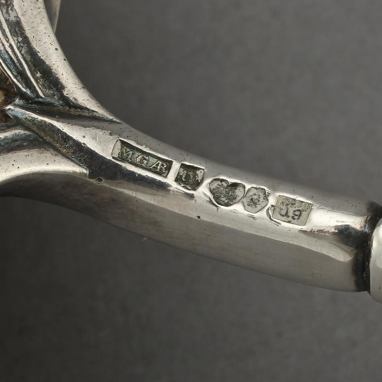 SOPPSLEV, silver, MGAB, Uppsala, 1900-tal. Vikt 150 g.