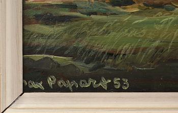 MAX PAPART, olja på pannå, sign o dat 53.