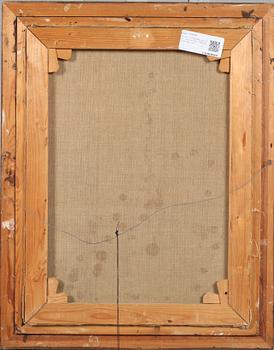 OKÄND KONSTNÄR, olja på duk, signerad Pino, omkring 1900-talets mitt.