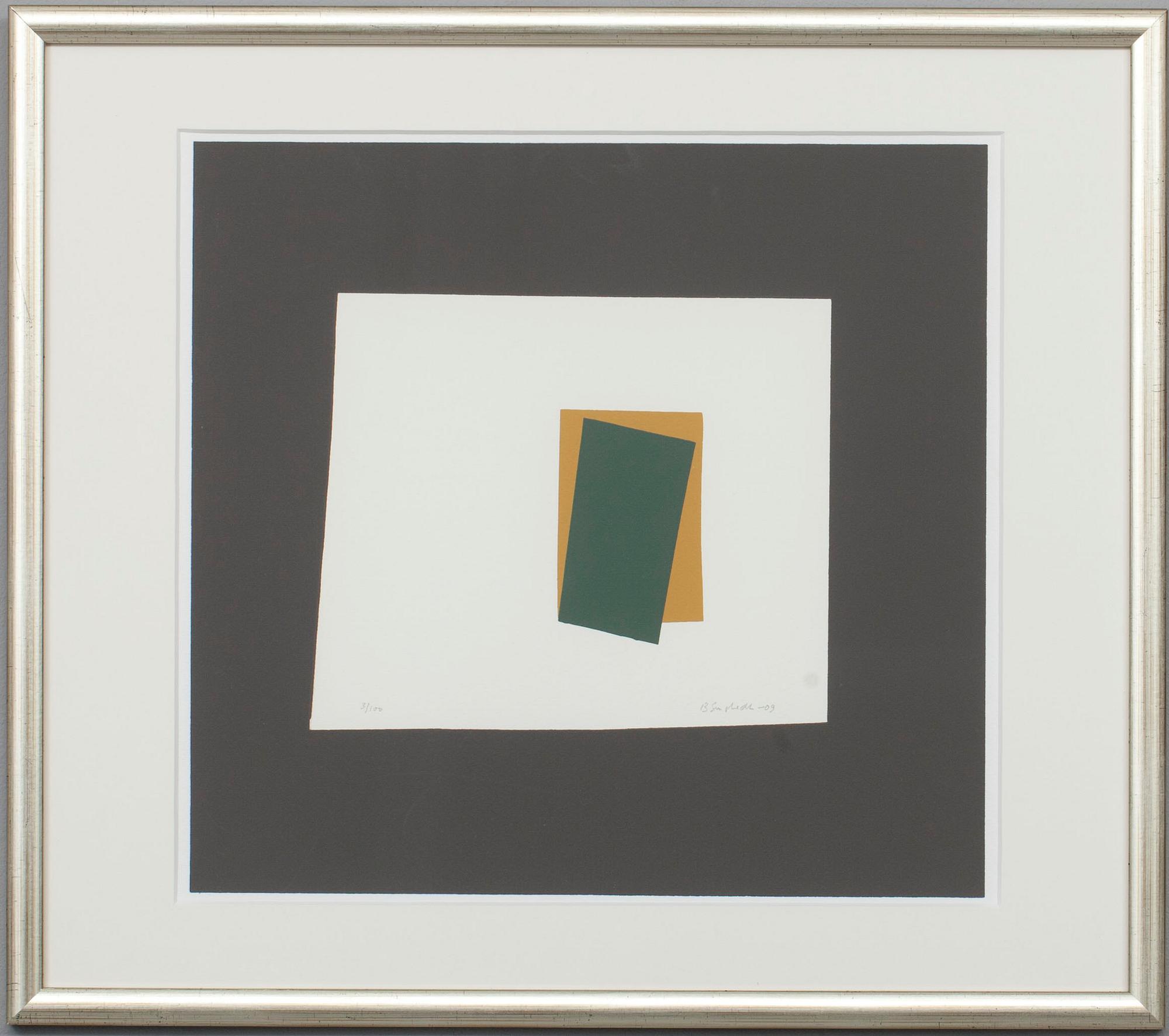 JUHANA BLOMSTEDT, serigrafi, signerad och daterad -09, numrerad 3/100.