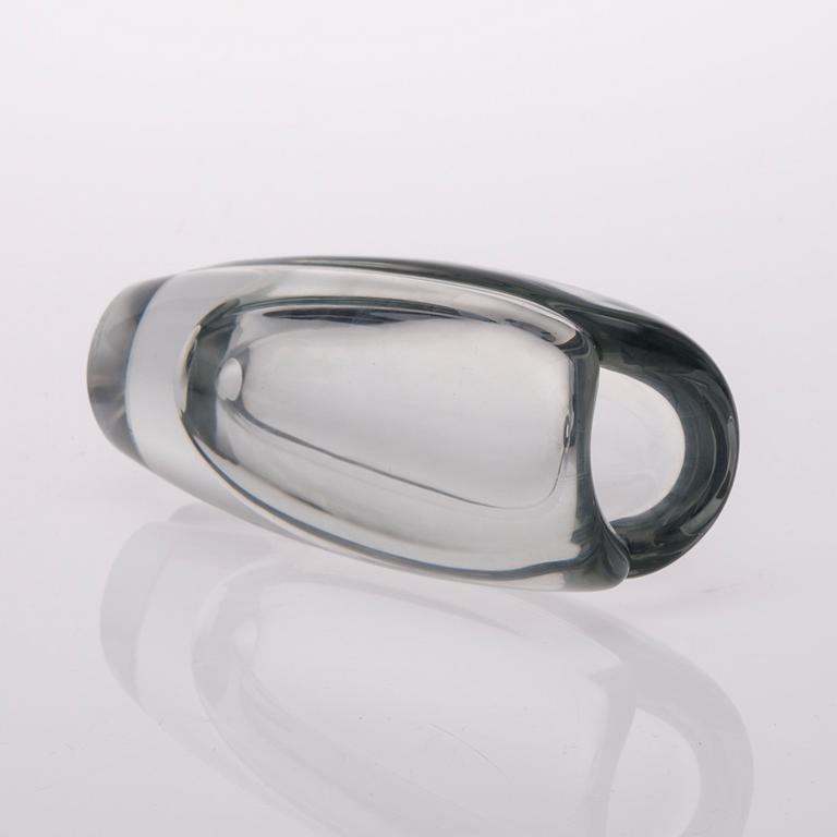 VAS, glas, signerad K. Franck Nuutajärvi Notsjö -58.