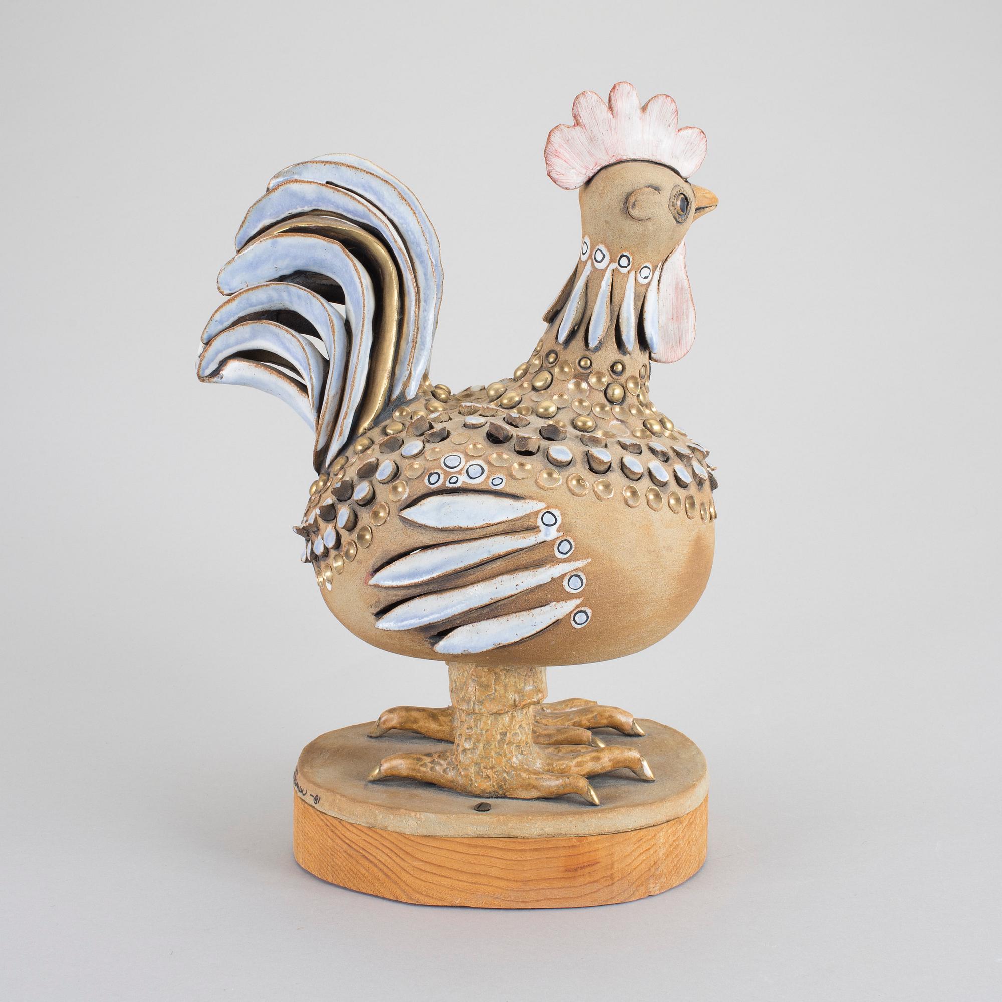 NINNIE FORSGREN, skulptur, keramik, signerad, daterad -81.