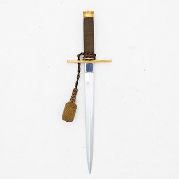 A Swedish Air force officer's dagger, with scabbard.
