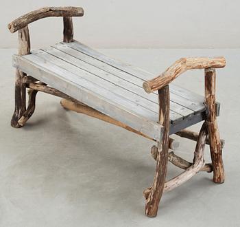 TRÄDGÅRDSMÖBEL, 5 delar, 1900-talets mitt.