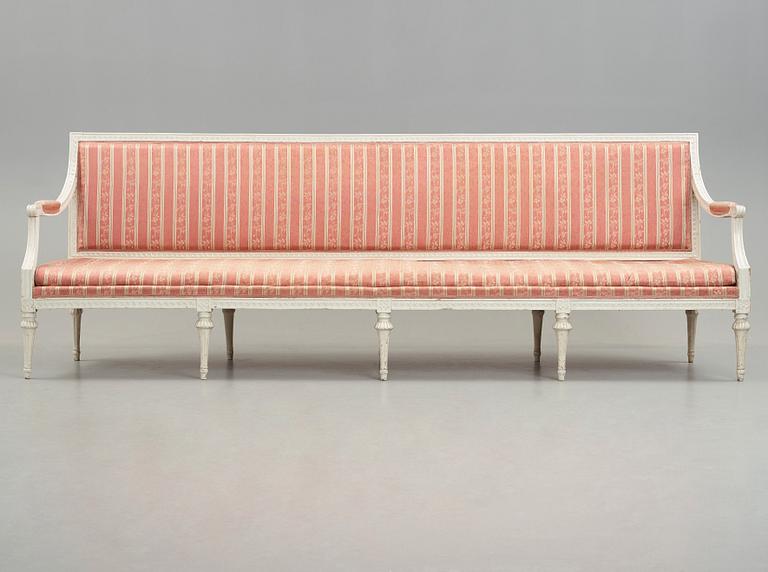 A Gustavian sofa by presumably J Lindgren.