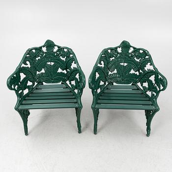 A garden set with table, sofas and chairs, Byarums Bruk, Sweden.