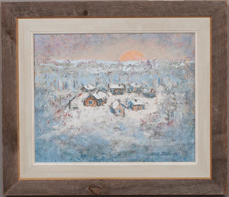 VESA JUNTTILA, olja på duk, signerad och daterad -03.