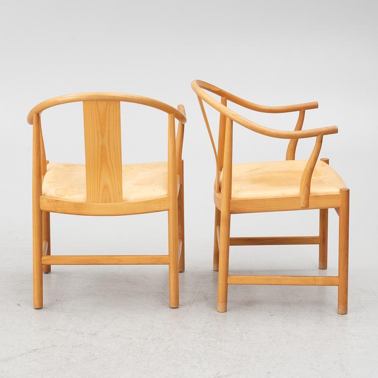 Hans J. Wegner, stolar, 6 st, modell PP66 "Kinastolen", PP Möbler, Danmark, 2001.