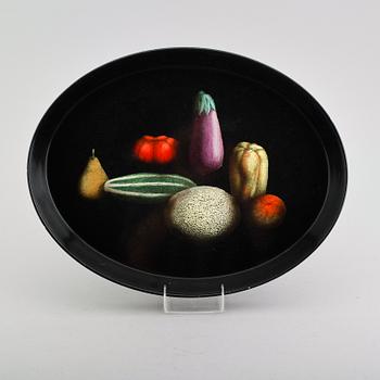 BRICKA, plåt, Fornasetti, Italien, 1900-talets mitt.