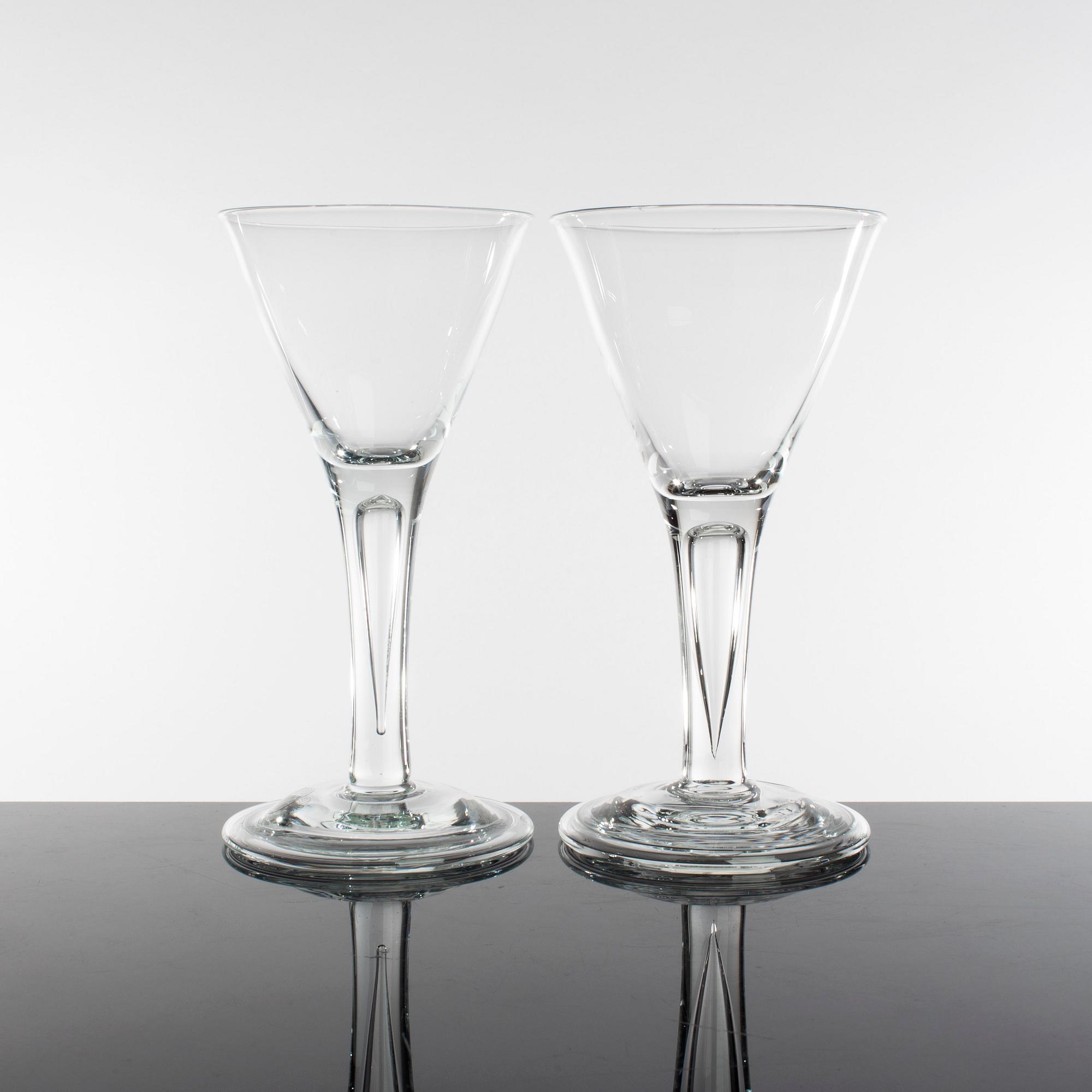 11 wine glasses, "Enhrna", IKEA's 18th century collection, 1990s. -  Bukowskis