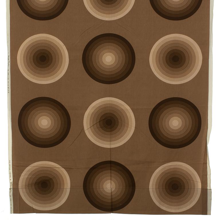GARDINLÄNGDER, 4 st, bomullskretong, Verner Panton för Mira-X. 1970-tal.