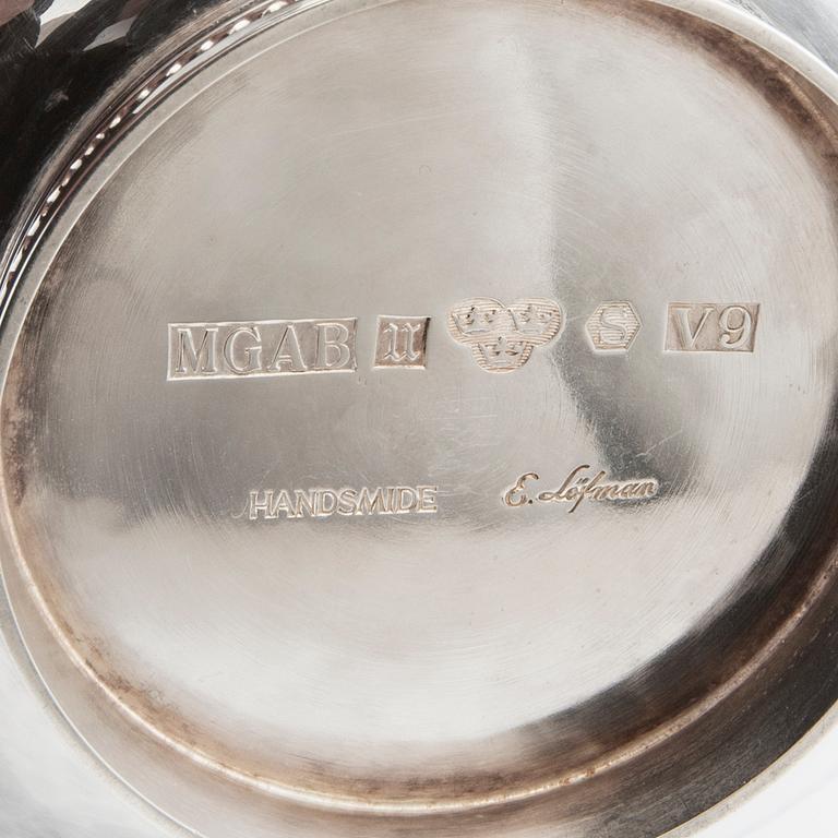 Eric Löfman, bowl silver MGAB Uppsala 1971.