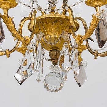 A Louis XVI style chandelier, France, late 19th century.