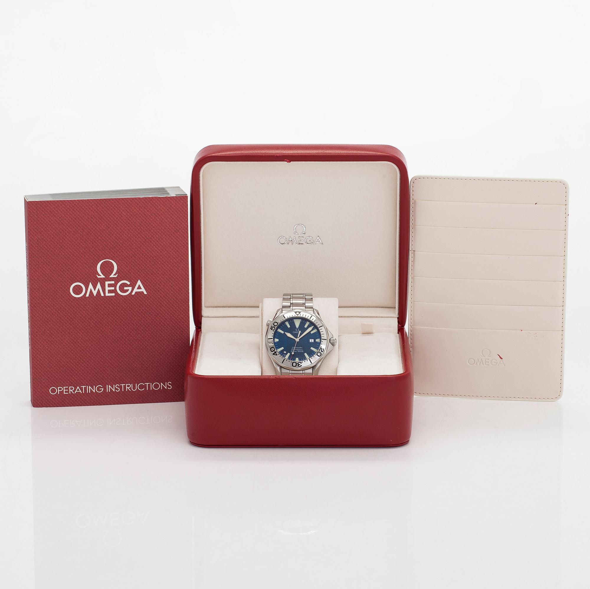 Omega, Seamaster Professional, "Electric Blue", wristwatch, 41 mm.