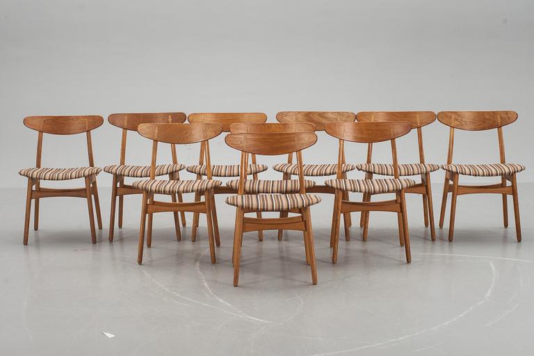 STOLAR, 10 st. "Spisestolen", Hans Wegner.