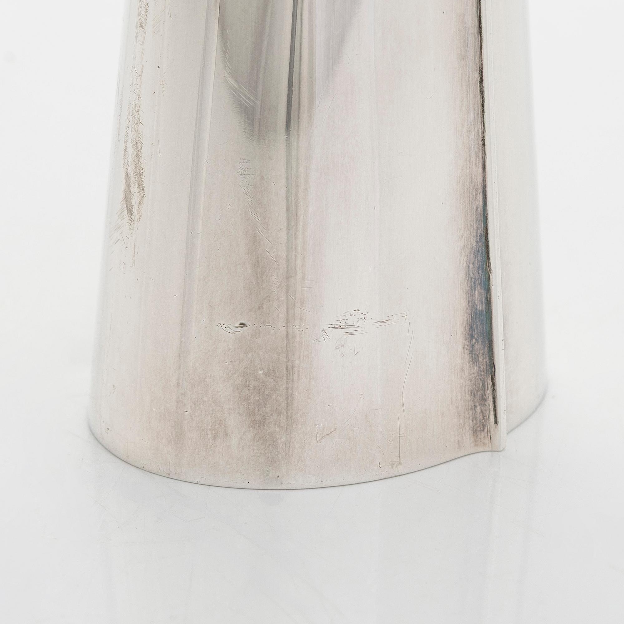 Tapio Wirkkala, vas, silver, "TW 36", Kultakeskus Hämeenlinna, 1959.