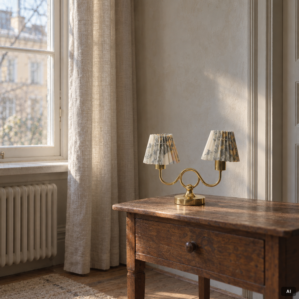 Josef Frank, Table lamp, model 2483, Firma Svenskt Tenn.