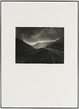 Lennart Olson · LENNART OLSON, fotogravyr, signerad Lennart Olsson, numrerad 6/75 och daterad 1982.