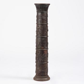 Johannes Dahl, piedestal, "Solvisare", Näfveqvarns bruk, Swedish Grace.