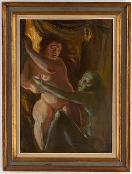 GEORG PAULI, oil on canvas/board, signed.