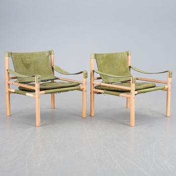 FÅTÖLJER, ett par. "Sirocco", Arne Norell, modellen formgiven 1964.