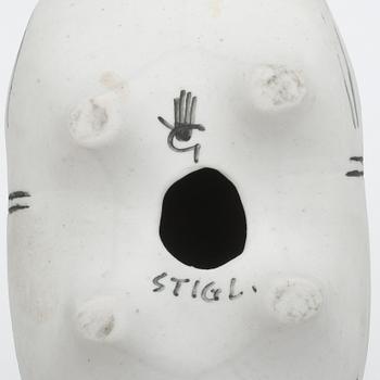 FIGURIN, stengods, "Springare", Stig Lindberg, Gustavsbergs Studio. Tillverkad mellan åren 1952-1972.