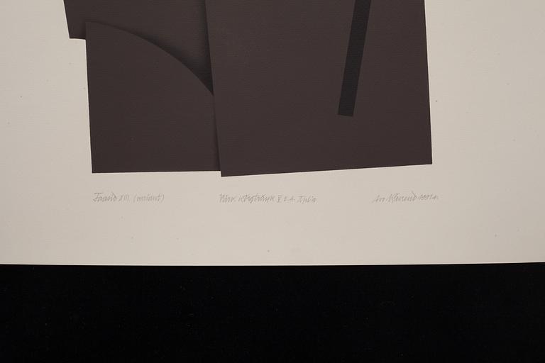 AVO KEEREND, färglitografi, signerad, daterad 1991 och numrerad V E.A.