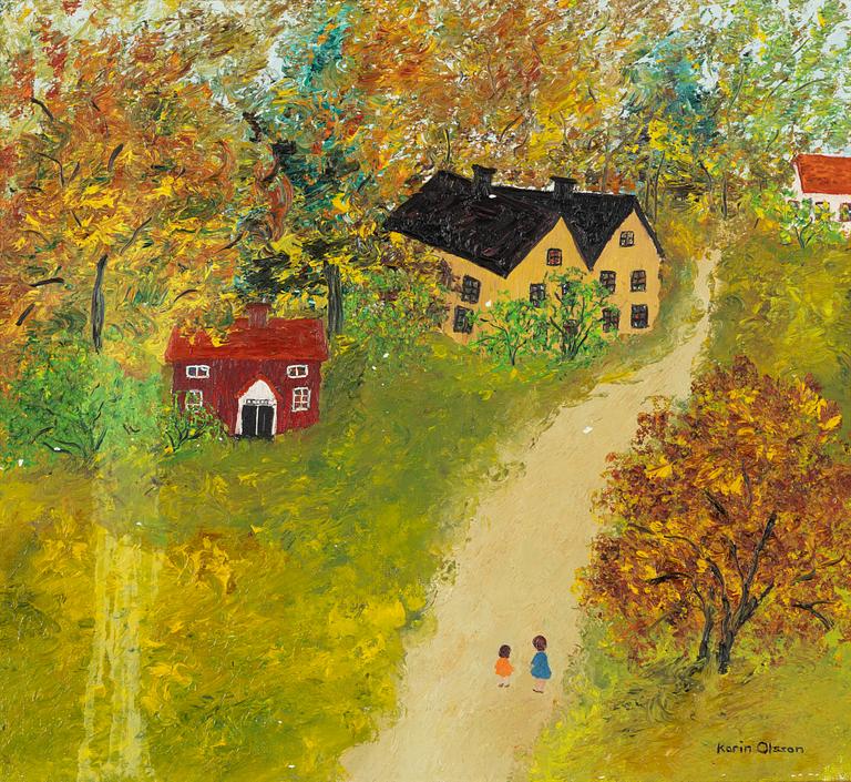 Karin Olsson, 'Gammelgårdsbacken'.