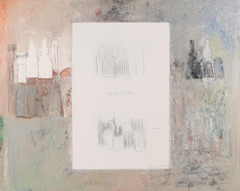 PAVEL LANDGRAF, signeerattu ja päivätty -90.