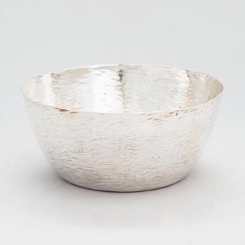 Tapio Wirkkala, skål, sterlingsilver, Kultakeskus, Tavastehus 1969.