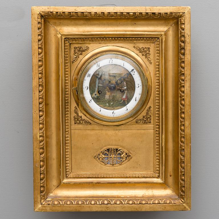 An early 19th Century Viennese wall clock.
