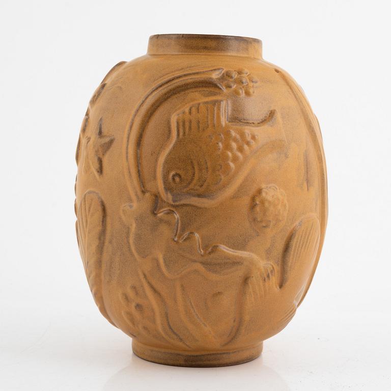 Anna-Lisa Thomson, an earthenware vase, Upsala-Ekeby.