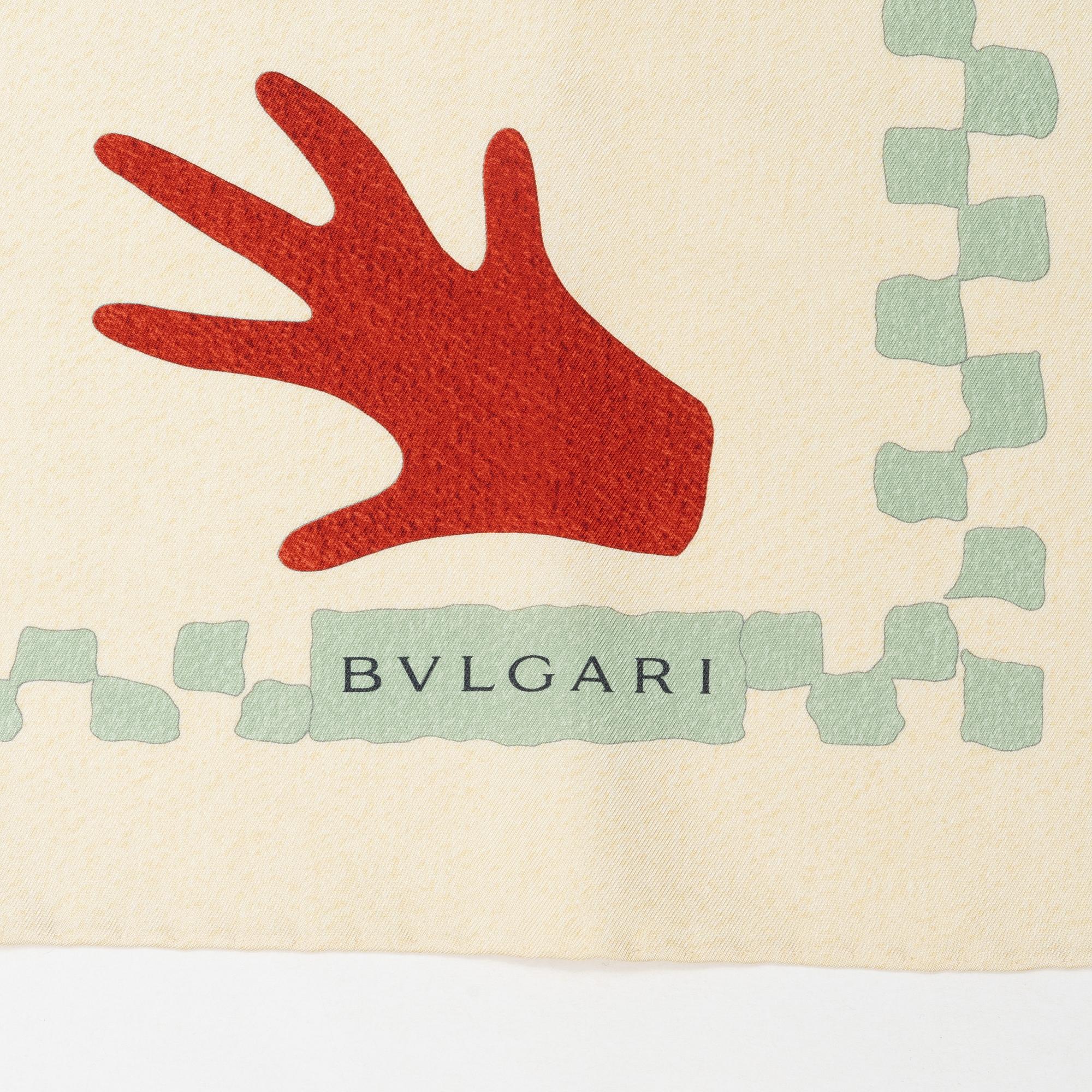 Bulgari, scarf.