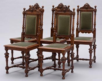 STOLAR, 5 st, nyrenässans, 1800-talets slut.