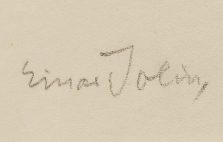 Einar Jolin, Sittande modell.