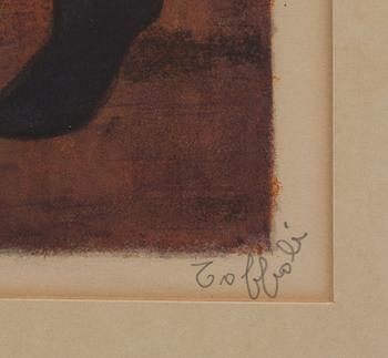 LOUIS TOFFOLI, färglitografi, signerad, epreuve d´artiste.