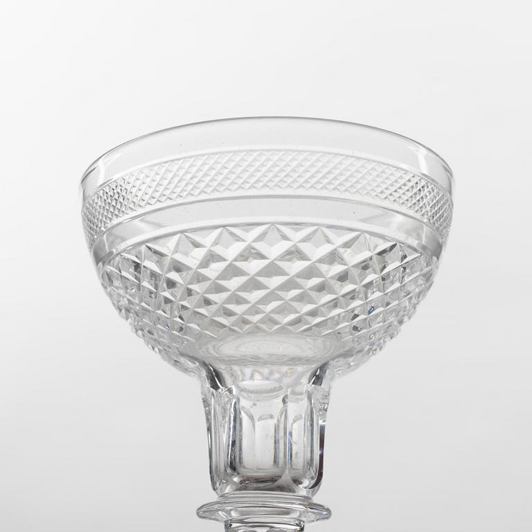 Elis Bergh, glasservis, 42 delar, "Kent", Kosta.