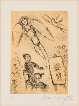 MARC CHAGALL, PLATE 11 UR "PSAUMES DE DAVID".