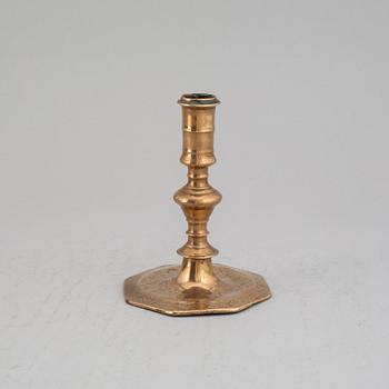 LJUSSTAKE, brons, 1600-tal.