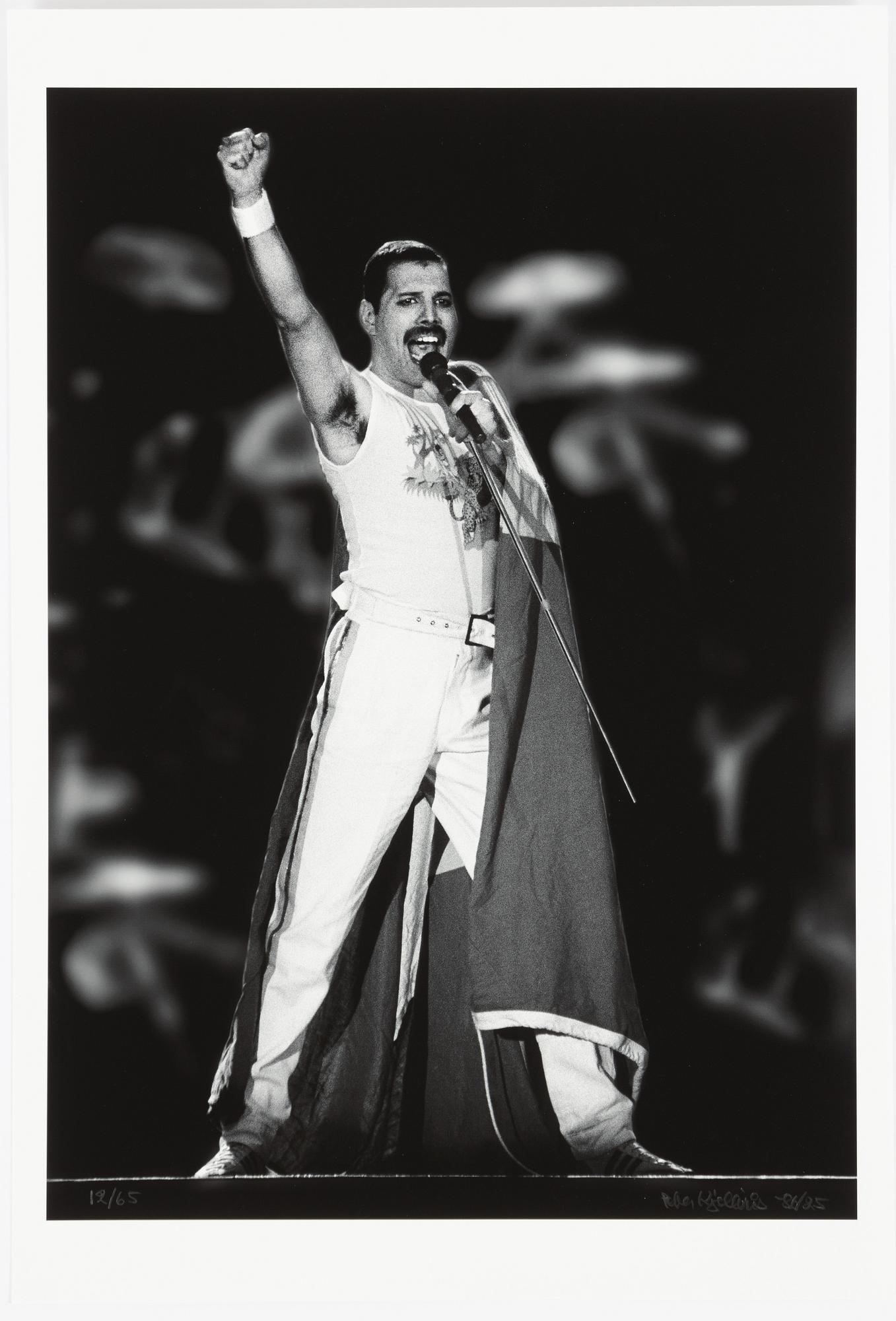 Peter Kjellerås, "Freddie Mercury, Queen, Råsunda", 1986.