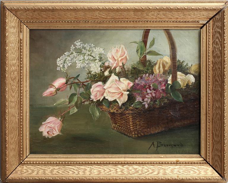 AUGUST HENRI BERNARD, olja på duk, sign.