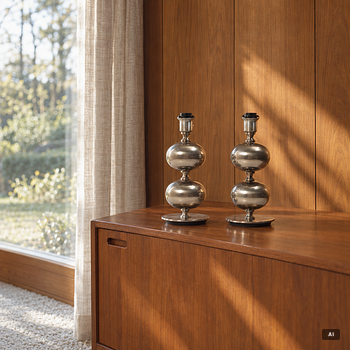 A pair of table lamps, Stilarmatur, second half of the 20th century.