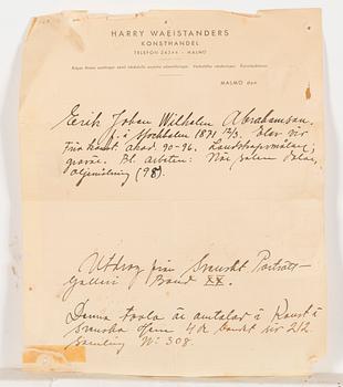 Erik Abrahamsson, "När solen dalar".