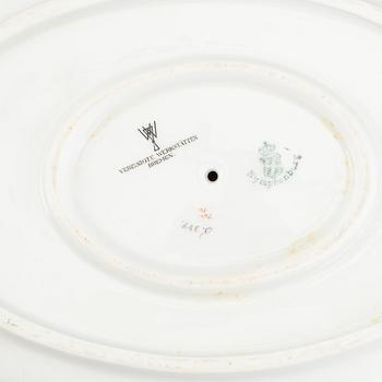 A rococo style dining service, 68 pcs, from Nymphenburg, Germany.