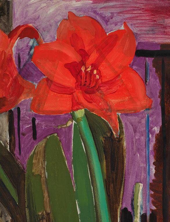 Isaac Grünewald, Still Life with Amaryllis.