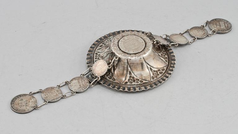 ASKFAT, silver, Brasilien, 1900-talets mitt, total vikt 205 g.