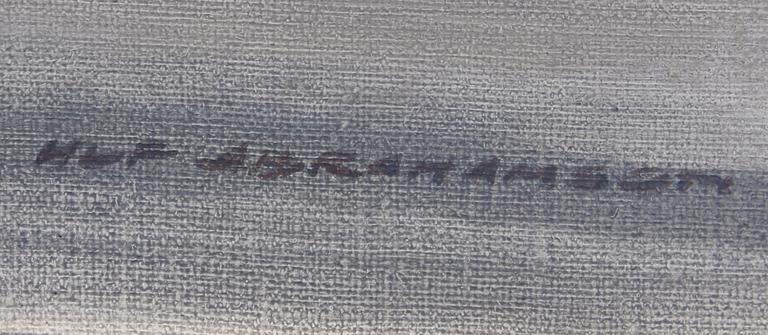 ABRAHAMSON, ULF. Olja på duk, sign.