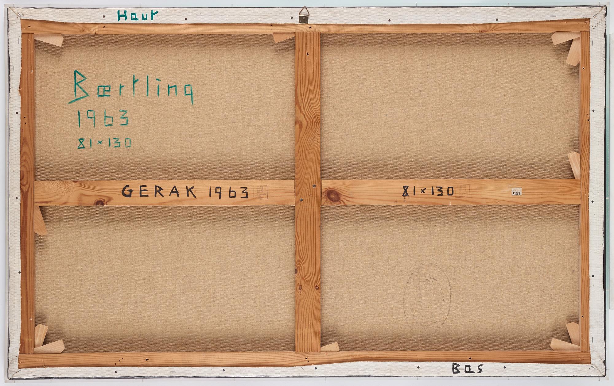 Olle Bærtling, "GERAK".
