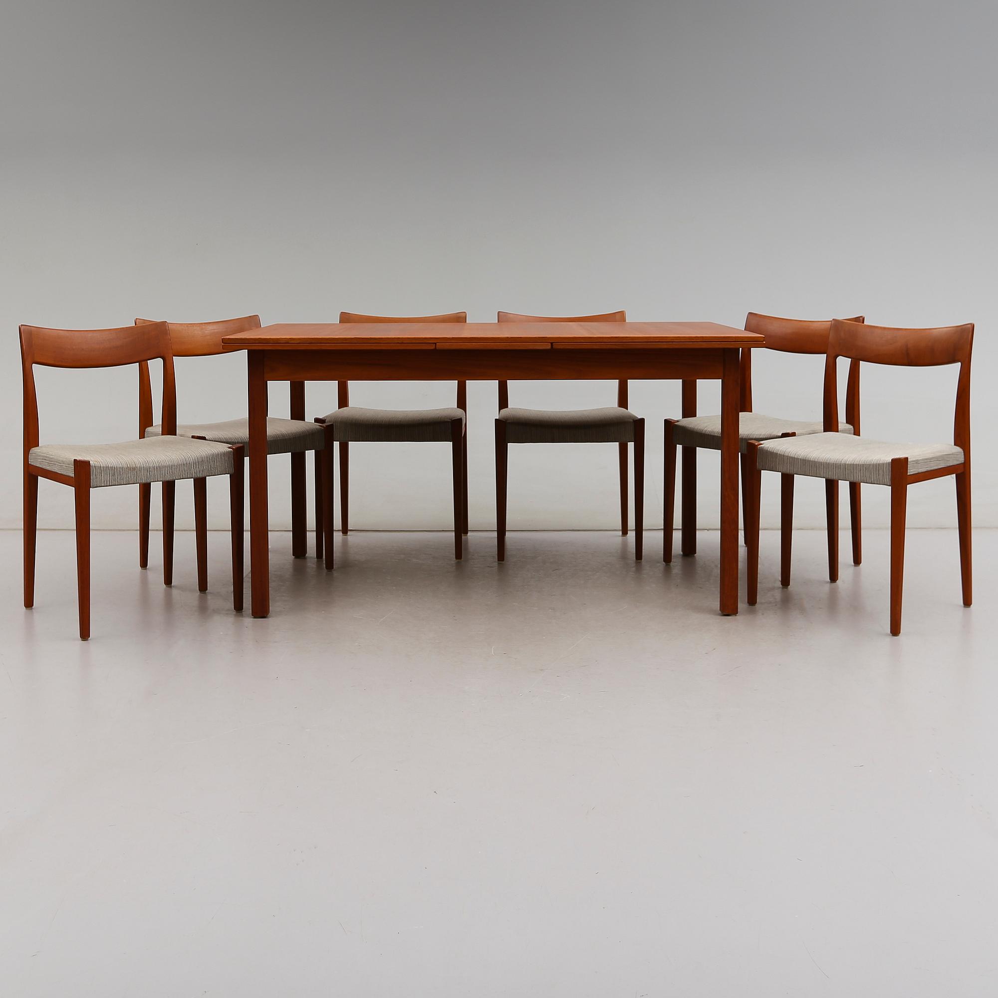 MATGRUPP, 7 delar, Yngve Ekström och Nils Jonsson, Troeds, 1900-talets mitt.